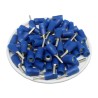 RS PRO Insulated Crimp Pin Connector, 16 AWG to 14 AWG, 1.9 mm Pin Diameter, 9 mm Pin Length, Nylon Insulation, Blue 267-4108