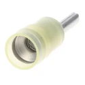 RS PRO Insulated Crimp Pin Connector, Yellow, 12 AWG to 10 AWG, 2.8 mm Pin Diameter, 14 mm Pin Length 267-4120