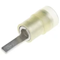 RS PRO Insulated Crimp Blade Terminal 10 mm Blade Length, 12 AWG to 10 AWG, Yellow 267-4524