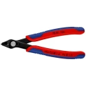 Knipex Super Knips® Electronic Short Bevel Side Cutter with Bi-Metal Handles, Steel Jaw, 125mm 78 81 125