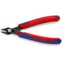 Knipex Super Knips® Electronic Short Bevel Side Cutter with Bi-Metal Handles, Steel Jaw, 125mm 78 81 125