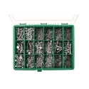 RS PRO Stainless Steel Slot Drive Machine Screw/Bolt Kit 3168 Piece 6mm-25mm Length 281-978