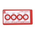 RS PRO Temperature Sensitive Label 127 °C to 143 °C 4 Levels 286-068
