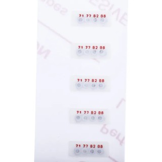 RS PRO Temperature Sensitive Label 71°C to 88°C 4 Levels 11mm x 4mm Circular Non-Reversible 10 Labels Per Pack 286-103