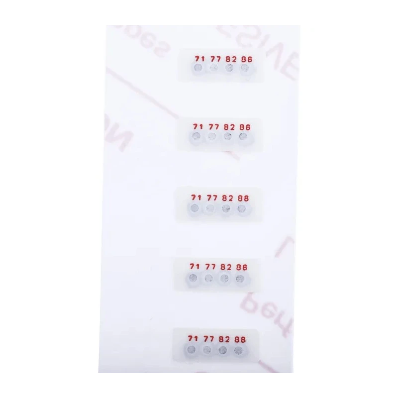 RS PRO Temperature Sensitive Label 71°C to 88°C 4 Levels 11mm x 4mm Circular Non-Reversible 10 Labels Per Pack 286-103
