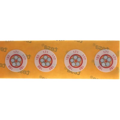 RS PRO Temperature Sensitive Label 171 °C to 193 °C 5 Levels 14mm Diameter 10 Labels 286-018