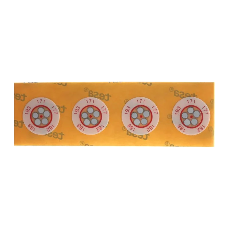 RS PRO Temperature Sensitive Label 171 °C to 193 °C 5 Levels 14mm Diameter 10 Labels 286-018