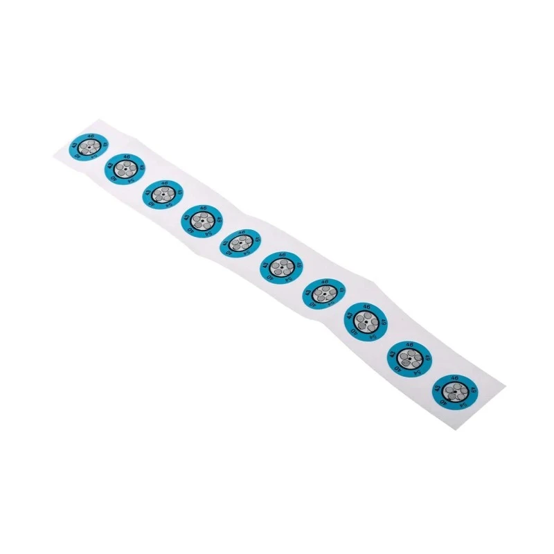 RS PRO Temperature Sensitive Label Circular 19mm x 40mm 5 Levels 40°C to 54°C 10 Labels 285-964
