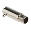 RS PRO Bayonet Adapter for Use with Temperature Sensor, Nickel Plated Brass, RoHS Compliant, United Kingdom Origin 286-872