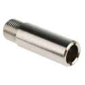 RS PRO Bayonet Adapter for Use with Temperature Sensor, Nickel Plated Brass, RoHS Compliant, United Kingdom Origin 286-872