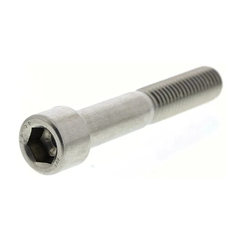 RS PRO Stainless Steel Hex Socket Cap Screw, M12 x 70 mm, Plain Finish, DIN 912, Grade A 288-991