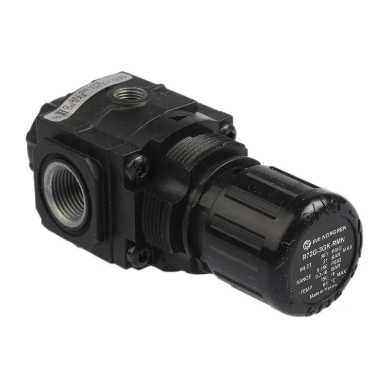 Norgren Pneumatic Regulator G 3/8 0.3 bar Maximum Operating Temperature 65°C R72G-3GK-RMN