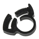RS PRO Nylon Snap Hose Clip 1.5mm Width 9.2-10.8 mm Inside Diameter 291-600