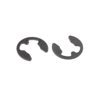 RS PRO Steel Type E Circlip, Groove Diameter 9 mm, Compatible Shaft Diameter 12 mm, Ring Thickness 1.1 mm, Phosphate 289-506
