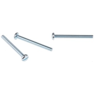 RS PRO Slot Pan Steel Machine Screw 50 mm M5 290-089