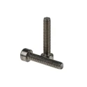 RS PRO Plain Stainless Steel Hex Socket Cap Screw, Hex Socket Drive, M4 x 20 mm 290-102