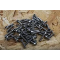 RS PRO Plain Stainless Steel Hex Socket Cap Screw, Hex Socket Drive, M4 x 20 mm 290-102
