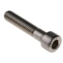 RS PRO Plain Stainless Steel Hex Socket Cap Screw M8 x 40 mm Hex Socket Drive DIN 912 A2 Grade 290-152