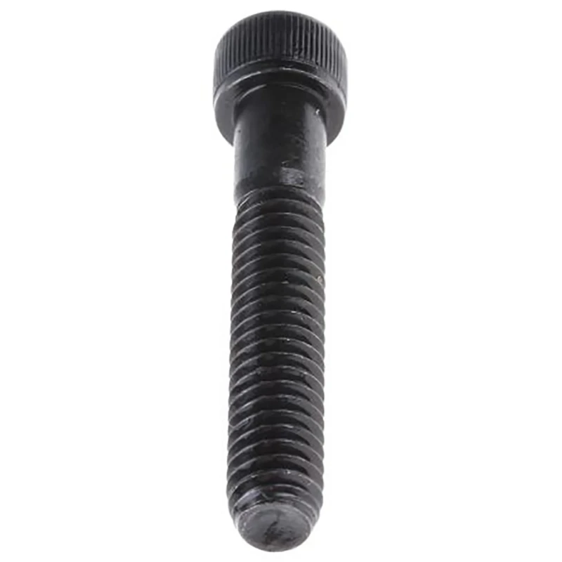 RS PRO Black Steel Hex Socket Cap Screw, Hex Drive, Thread 3/8 in, Length 1.25 in, Grade 8.8 292-221