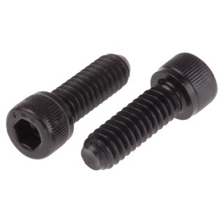 RS PRO Black Steel Hex Socket Cap Screw, Hex Drive, 1/4 in Thread x 0.75 in Length 292-091