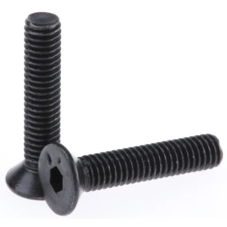 RS PRO Plain Steel Hex Socket Countersunk Screw M4 x 20 mm DIN 7991 Grade A 292-445