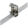 Weidmüller KLBUE Series Clamping Yoke for DIN Rail Terminal Blocks Steel Silver 1600480000