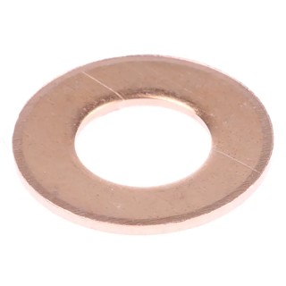 RS PRO Copper Washers M10, DIN 7603A, 10.5mm Inside Diameter, 13.7mm Outside Diameter, 1.25mm Thickness 293-218