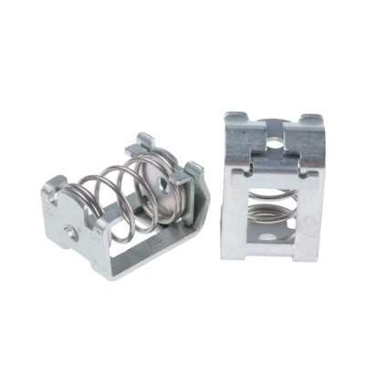 Weidmüller KLBUE Series Clamping Yoke for Use with DIN Rail Terminal Blocks Steel Body Silver 1592810000