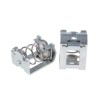 Weidmüller KLBUE Series Clamping Yoke for Use with DIN Rail Terminal Blocks Steel Body Silver 1592810000