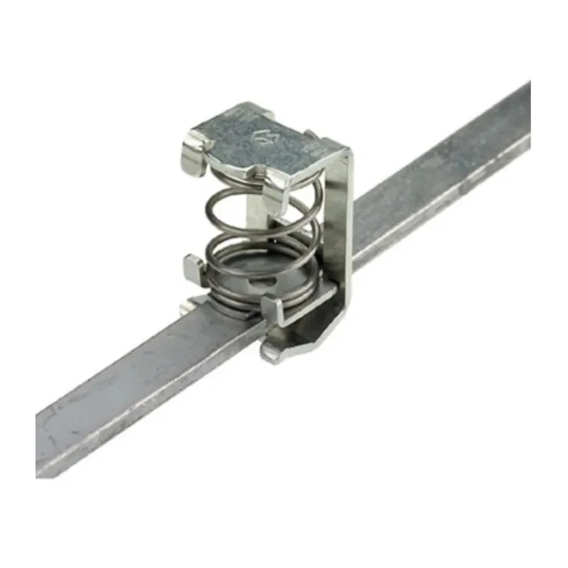 Weidmüller KLBUE Series Clamping Yoke for Use with DIN Rail Terminal Blocks Steel Body Silver 1592810000