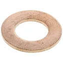 RS PRO Copper Plain Washers M12, DIN 7603A, 1.6mm Thickness, 12.5mm Inside Diameter 293-224