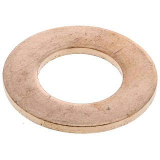 RS PRO Copper Plain Washers M12, DIN 7603A, 1.6mm Thickness, 12.5mm Inside Diameter 293-224