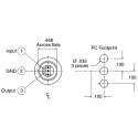 Otto Hall Effect Sensor Dome Through Hole Current/Voltage Momentary IP64 -40°C to 85°C 24V DC 20mA 