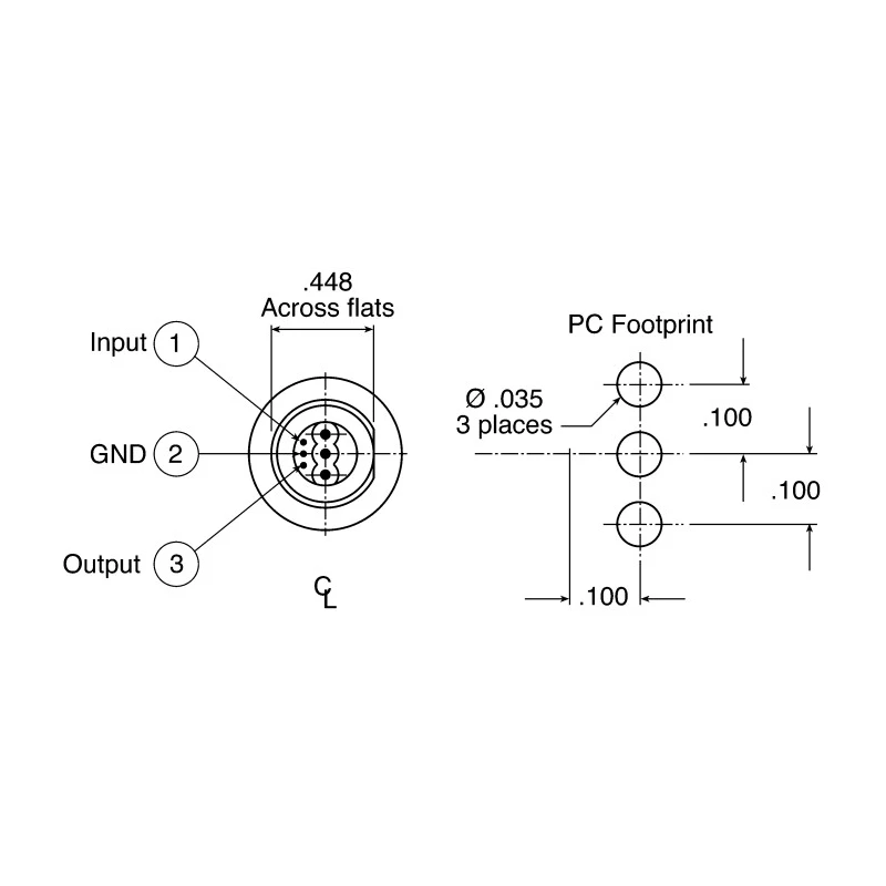 Otto Hall Effect Sensor Dome Through Hole Current/Voltage Momentary IP64 -40°C to 85°C 24V DC 20mA 