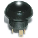 Otto P9 Series Illuminated Push Button Switch, Momentary, Panel Mount, 11 mm Cutout, SPDT, Black LED, IP68, 28 LP9-11131F22