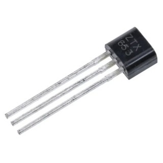 DiodesZetex Transistor NPN 2 A 100 V 3-Pin E-Line Through Hole ZTX653