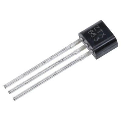 DiodesZetex Transistor NPN 2 A 100 V 3-Pin E-Line Through Hole ZTX653