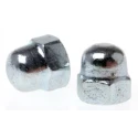 RS PRO Bright Zinc Steel Dome Nut M3 Thread Metric Overall Height 6mm DIN 1587 293-050