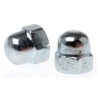 RS PRO Bright Zinc Steel Dome Nut M3 Thread Metric Overall Height 6mm DIN 1587 293-050