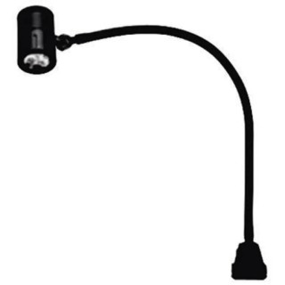 Waldmann LED Machine Light 6 W 24 V AC/DC Flexible Arm IP65 600 mm Reach 3 m Cable 
