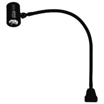 Waldmann LED Machine Light 6 W 24 V AC/DC Flexible Arm IP65 600 mm Reach 3 m Cable 