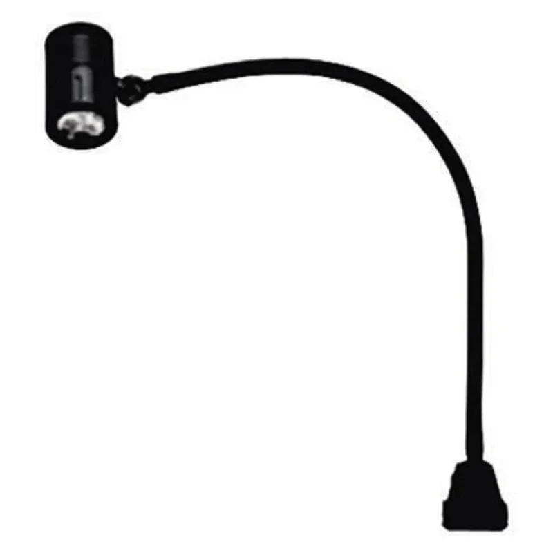 Waldmann LED Machine Light 6 W 24 V AC/DC Flexible Arm IP65 600 mm Reach 3 m Cable 