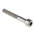 RS PRO Plain Stainless Steel Hex Socket Cap Screw, Hex Socket Drive, M6 Thread x 40 mm Length 293-381
