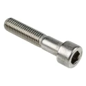 RS PRO Plain Stainless Steel Hex Socket Cap Screw, Hex Socket Drive, M10 Diameter, 50 mm Length 293-498