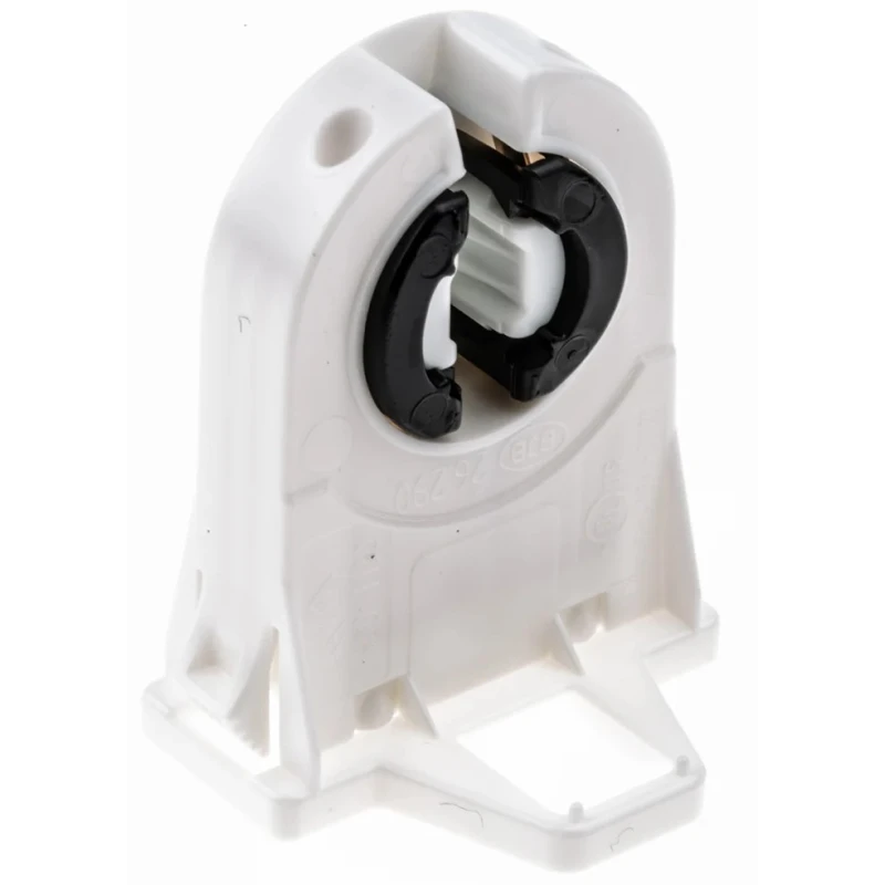 BJB Fluorescent Lamp Holder T8, T12 Push-in Snap-Fit Polycarbonate 660W 500V 26.290.4012.50