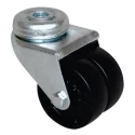 Guitel Hervieu Swivel Castor 60 kg Load Capacity 50 mm Polypropylene Wheel Pressed Steel Bright Zinc Plated Frame 21031410