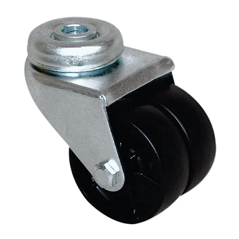 Guitel Hervieu Swivel Castor 60 kg Load Capacity 50 mm Polypropylene Wheel Pressed Steel Bright Zinc Plated Frame 21031410