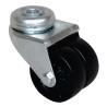 Guitel Hervieu Swivel Castor 60 kg Load Capacity 50 mm Polypropylene Wheel Pressed Steel Bright Zinc Plated Frame 21031410