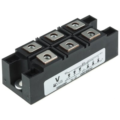 Vishay Bridge Rectifier Module 800 V 1.18 kA 6-Pin Single VS-130MT80KPBF