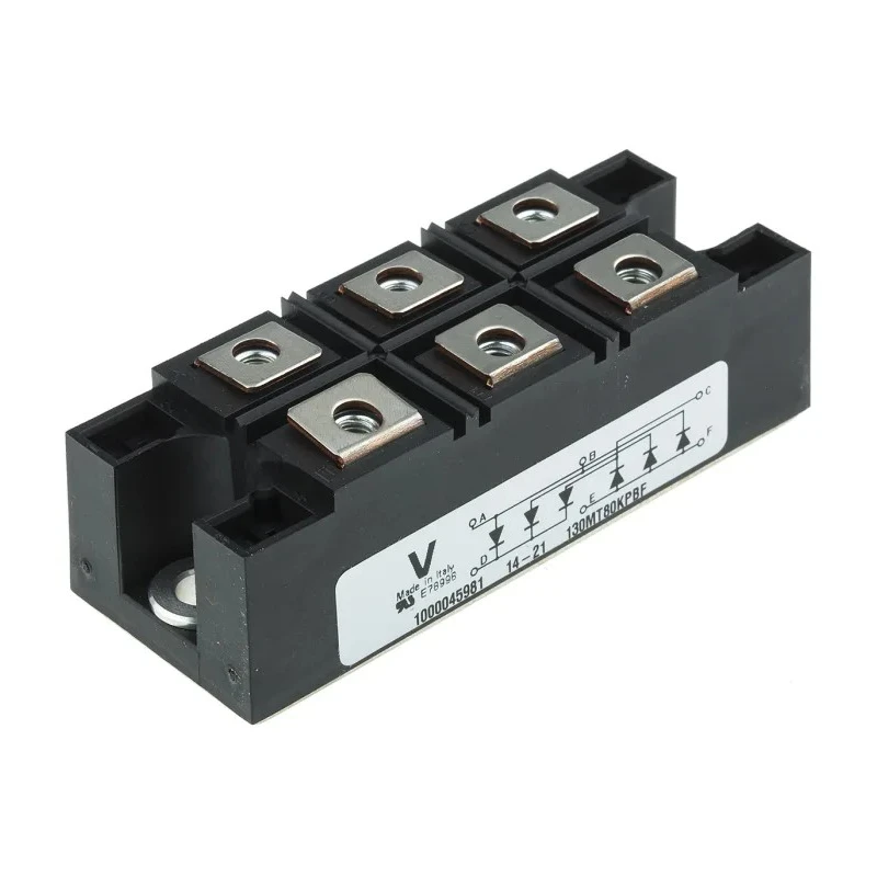 Vishay Bridge Rectifier Module 800 V 1.18 kA 6-Pin Single VS-130MT80KPBF